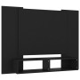 Black plywood wall TV cabinet 120x23.5x90 cm by vidaXL, TV Furniture - Ref: Foro24-808288, Price: 48,94 €, Discount: %