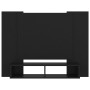 Black plywood wall TV cabinet 120x23.5x90 cm by vidaXL, TV Furniture - Ref: Foro24-808288, Price: 48,94 €, Discount: %