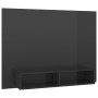 Mueble TV de pared contrachapado gris brillante 120x23,5x90 cm de vidaXL, Muebles TV - Ref: Foro24-808277, Precio: 62,59 €, D...