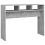 Engineered wood console table in gray concrete 105x30x80 cm by vidaXL, Side tables - Ref: Foro24-808309, Price: 55,02 €, Disc...