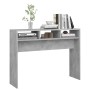 Engineered wood console table in gray concrete 105x30x80 cm by vidaXL, Side tables - Ref: Foro24-808309, Price: 55,02 €, Disc...