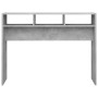 Engineered wood console table in gray concrete 105x30x80 cm by vidaXL, Side tables - Ref: Foro24-808309, Price: 55,02 €, Disc...