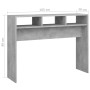 Engineered wood console table in gray concrete 105x30x80 cm by vidaXL, Side tables - Ref: Foro24-808309, Price: 55,02 €, Disc...