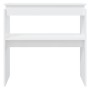 Mesa consola madera de ingeniería blanca 80x30x80 cm de vidaXL, Mesas auxiliares - Ref: Foro24-808314, Precio: 40,24 €, Descu...