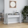 Glossy white engineered wood console table 105x30x80 cm by vidaXL, Side tables - Ref: Foro24-808311, Price: 56,20 €, Discount: %