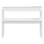 Mesa consola madera de ingeniería blanca 102x30x80 cm de vidaXL, Mesas auxiliares - Ref: Foro24-808323, Precio: 50,11 €, Desc...