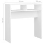 Mesa consola madera de ingeniería blanco 78x30x80 cm de vidaXL, Mesas auxiliares - Ref: Foro24-808296, Precio: 38,31 €, Descu...