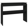 Black plywood console table 102x30x80 cm by vidaXL, Side tables - Ref: Foro24-808324, Price: 69,82 €, Discount: %