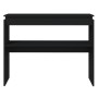 Black plywood console table 102x30x80 cm by vidaXL, Side tables - Ref: Foro24-808324, Price: 69,82 €, Discount: %