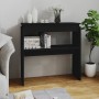 Black plywood console table 80x30x80 cm by vidaXL, Side tables - Ref: Foro24-808315, Price: 47,69 €, Discount: %