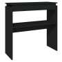 Black plywood console table 80x30x80 cm by vidaXL, Side tables - Ref: Foro24-808315, Price: 46,62 €, Discount: %