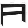 Black plywood console table 102x30x80 cm by vidaXL, Side tables - Ref: Foro24-808324, Price: 69,82 €, Discount: %