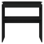 Black plywood console table 80x30x80 cm by vidaXL, Side tables - Ref: Foro24-808315, Price: 46,62 €, Discount: %