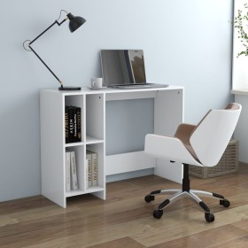 White plywood notebook desk 102.5x35x75 cm by vidaXL, Desks - Ref: Foro24-808341, Price: 67,09 €, Discount: %