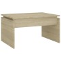 Oak Sonoma plywood coffee table 68x50x38 cm by vidaXL, Coffee table - Ref: Foro24-808335, Price: 37,62 €, Discount: %