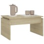 Mesa de centro madera contrachapada roble Sonoma 68x50x38 cm de vidaXL, Mesas de centro - Ref: Foro24-808335, Precio: 37,62 €...