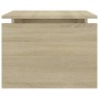 Oak Sonoma plywood coffee table 68x50x38 cm by vidaXL, Coffee table - Ref: Foro24-808335, Price: 37,62 €, Discount: %