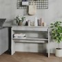 Concrete gray plywood console table 102x30x80 cm by vidaXL, Side tables - Ref: Foro24-808327, Price: 50,94 €, Discount: %