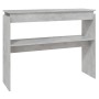 Concrete gray plywood console table 102x30x80 cm by vidaXL, Side tables - Ref: Foro24-808327, Price: 50,94 €, Discount: %