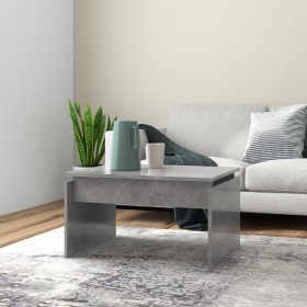 Concrete gray plywood coffee table 68x50x38 cm by vidaXL, Coffee table - Ref: Foro24-808336, Price: 34,99 €, Discount: %