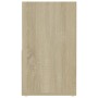 Mueble de TV madera contrachapada blanco y roble 149x30x52 cm de vidaXL, Muebles TV - Ref: Foro24-808364, Precio: 91,31 €, De...