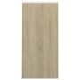 White and oak plywood notebook desk 102.5x35x75 cm by vidaXL, Desks - Ref: Foro24-808346, Price: 71,66 €, Discount: %