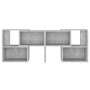 TV stand made of gray concrete plywood 104x30x52 cm by vidaXL, TV Furniture - Ref: Foro24-808354, Price: 53,49 €, Discount: %