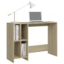 Sonoma oak plywood notebook desk 102.5x35x75 cm by vidaXL, Desks - Ref: Foro24-808344, Price: 62,71 €, Discount: %