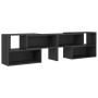 TV stand made of gray plywood 149x30x52 cm by vidaXL, TV Furniture - Ref: Foro24-808361, Price: 65,97 €, Discount: %