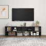 TV stand made of gray plywood 149x30x52 cm by vidaXL, TV Furniture - Ref: Foro24-808361, Price: 65,97 €, Discount: %