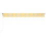 Toldo automático LED sensor de viento amarillo blanco 600x350cm de vidaXL, Toldos - Ref: Foro24-3069053, Precio: 770,72 €, De...