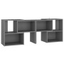 Gray plywood TV cabinet 104x30x52 cm by vidaXL, TV Furniture - Ref: Foro24-808352, Price: 48,40 €, Discount: %