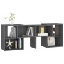 Gray plywood TV cabinet 104x30x52 cm by vidaXL, TV Furniture - Ref: Foro24-808352, Price: 48,40 €, Discount: %