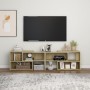 Mueble de TV madera contrachapada roble Sonoma 149x30x52 cm de vidaXL, Muebles TV - Ref: Foro24-808362, Precio: 81,81 €, Desc...