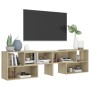 Mueble de TV madera contrachapada roble Sonoma 149x30x52 cm de vidaXL, Muebles TV - Ref: Foro24-808362, Precio: 81,81 €, Desc...