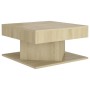 Sonoma oak plywood coffee table 57x57x30 cm by vidaXL, Coffee table - Ref: Foro24-808371, Price: 49,31 €, Discount: %