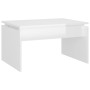 Glossy white plywood coffee table 68x50x38cm by vidaXL, Coffee table - Ref: Foro24-808338, Price: 40,16 €, Discount: %