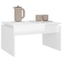 Couchtisch aus glänzend weißem Sperrholz, 68 x 50 x 38 cm von vidaXL, Couchtisch - Ref: Foro24-808338, Preis: 39,99 €, Rabatt: %