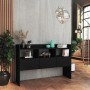 Black plywood sideboard 105x30x70 cm by vidaXL, Sideboards - Ref: Foro24-808378, Price: 82,26 €, Discount: %