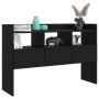 Black plywood sideboard 105x30x70 cm by vidaXL, Sideboards - Ref: Foro24-808378, Price: 82,26 €, Discount: %