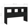 Aparador de madera contrachapada negro 105x30x70 cm de vidaXL, Aparadores - Ref: Foro24-808378, Precio: 79,28 €, Descuento: %