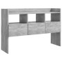 Aparador de madera contrachapada gris hormigón 105x30x70 cm de vidaXL, Aparadores - Ref: Foro24-808381, Precio: 66,16 €, Desc...