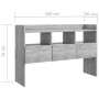 Aparador de madera contrachapada gris hormigón 105x30x70 cm de vidaXL, Aparadores - Ref: Foro24-808381, Precio: 66,16 €, Desc...