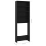 Black washing machine cabinet 64x24x190 cm by vidaXL, Accessories for washing machines and dryers - Ref: Foro24-808405, Price...