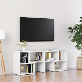 Mueble para TV de madera contrachapada blanco 104x30x52 cm de vidaXL, Muebles TV - Ref: Foro24-808350, Precio: 48,99 €, Descu...