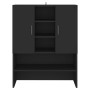 Armario de lavadora negro 70,5x25,5x90 cm de vidaXL, Accesorios para lavadoras y secadoras - Ref: Foro24-808387, Precio: 61,5...