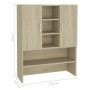 Armario lavadora roble Sonoma 70,5x25,5x90 cm de vidaXL, Accesorios para lavadoras y secadoras - Ref: Foro24-808389, Precio: ...