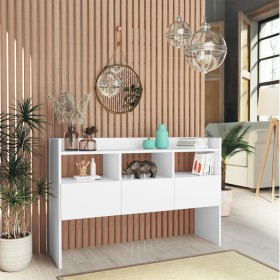 Sideboard aus weißem Sperrholz 105x30x70 cm von vidaXL, Sideboards - Ref: Foro24-808377, Preis: 73,94 €, Rabatt: %