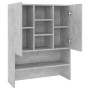 Betongrauer Waschmaschinenschrank 70,5 x 25,5 x 90 cm von vidaXL, Zubehör für Waschmaschinen und Trockner - Ref: Foro24-80839...