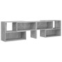 TV stand made of gray concrete plywood 149x30x52 cm by vidaXL, TV Furniture - Ref: Foro24-808363, Price: 85,37 €, Discount: %